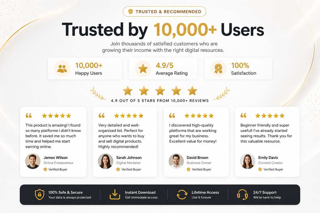 50 Platforms for Buy and Sell Digital Products